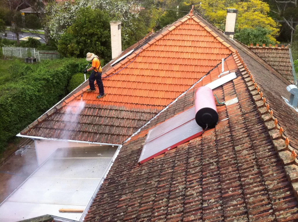 roof washing service 